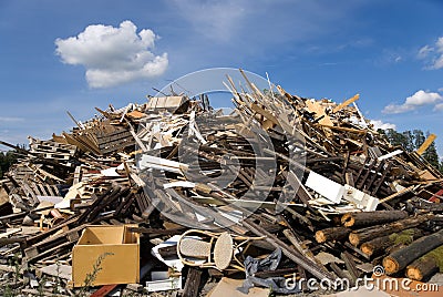 Garbage heap Stock Photo