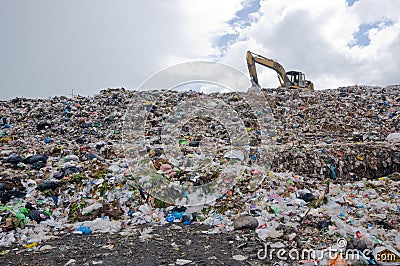 Garbage heap Stock Photo