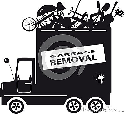 Garbage removal Vector Illustration