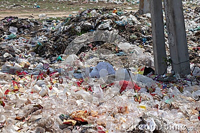 Plastic garbage, waste Editorial Stock Photo