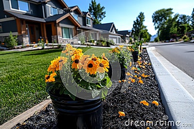 Garbage and waste reduction strategies are captured in a realistic photo of a community composting project, emphasizing Stock Photo