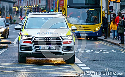 Garda, Irish Police vehicle Editorial Stock Photo