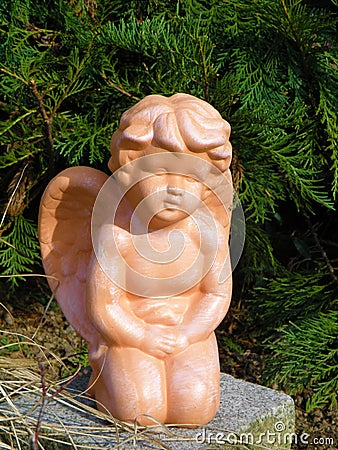 Garden angel Stock Photo