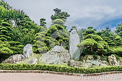 Garden Chi Lin Nunnery Kowloon Hong Kong Stock Photo