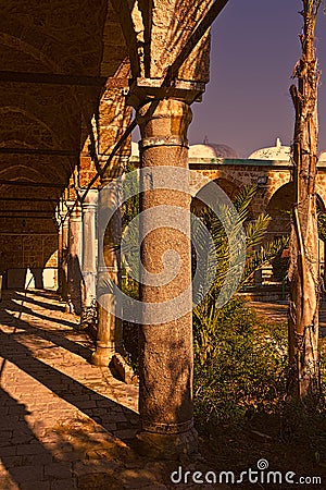 Al-Jazzar Mosque in Old Acre Stock Photo