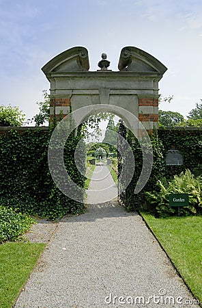 Garden Entrance Stock Photo