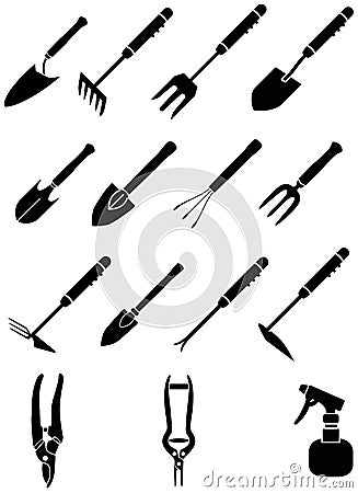 Garden equipment 2 Vector Illustration