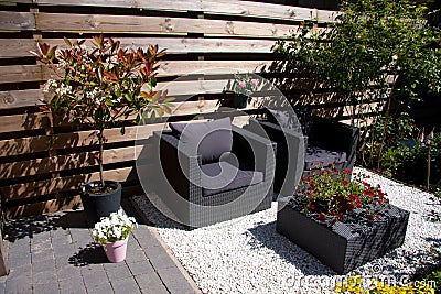 Garden furniture Stock Photo