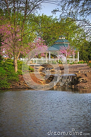 Garden Gazebo Stock Photo