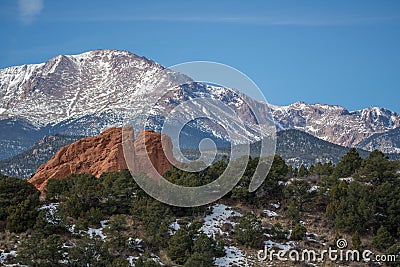 Garden of the gods colorado springs Stock Photo