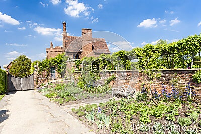 garden of Hatfield House, Hertfordshire, England Stock Photo