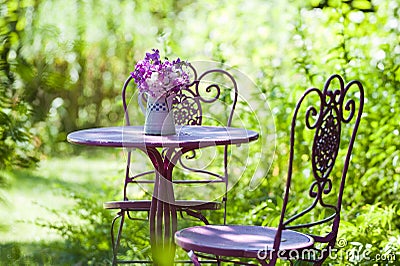 Garden idyll Stock Photo