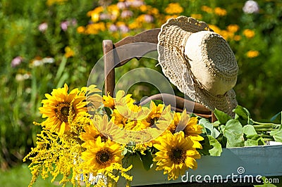 Garden idyll Stock Photo