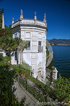 Garden of Isola Bella, Borromean Islands, Italy Stock Photo