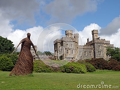 Garden, Lews Castle, Stornoway, Isle of Lewis Editorial Stock Photo