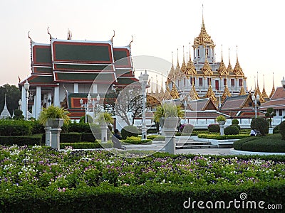 Garden park photos in Bangkok, Thailand There are many interesting places both Thai and foreign tourists. Come to relax and take p Editorial Stock Photo