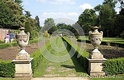 Garden path Stock Photo