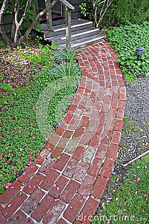 Garden Pathway Stock Photo