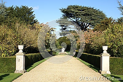 Garden pathway Stock Photo