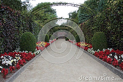 Garden pathway. Stock Photo