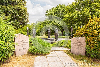 Garden of Philosophy in Budapest, Hungary Editorial Stock Photo