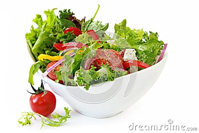 Garden Salad Stock Photo