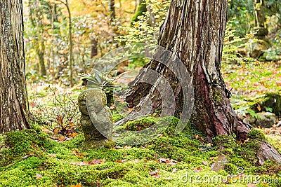 Garden of sanzenin in japan Stock Photo