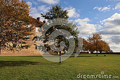 Garden of the Sonderborg Castle Stock Photo