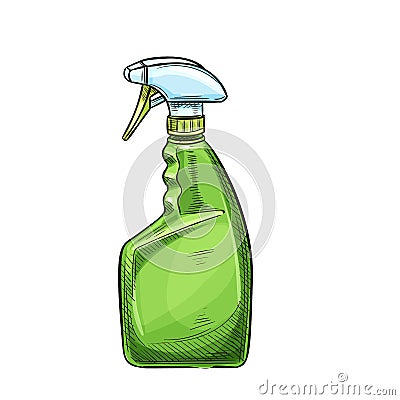 Garden sprayer, bottle aerosol, Vector Illustration