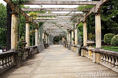 Garden structure Stock Photo