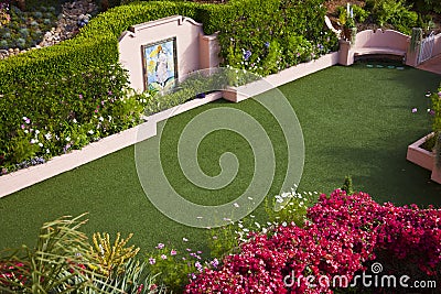 Garden Wedding Chapel Stock Photo