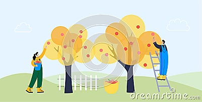 Garden work concept vector Vector Illustration