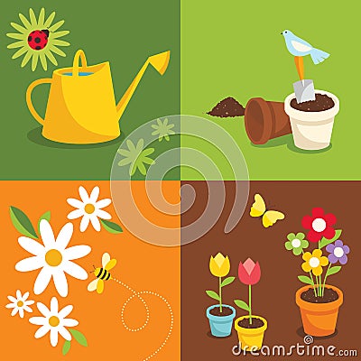 Gardening Vector Illustration