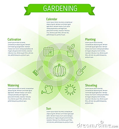 Gardening concept Vector Illustration