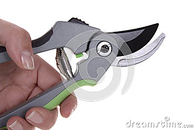 Gardening shears Stock Photo