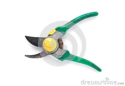 Gardening shears Stock Photo