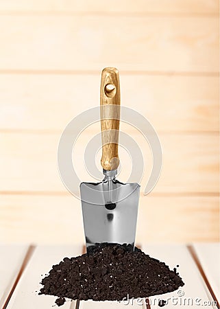 Gardening Shovel Stock Photo