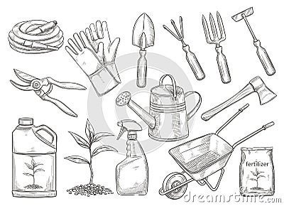 Gardening tools vector Vector Illustration