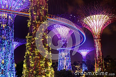 Gardens by the Bay Stock Photo