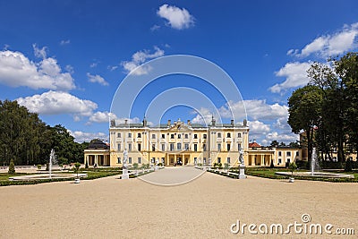 Gardens in Bialystok Stock Photo