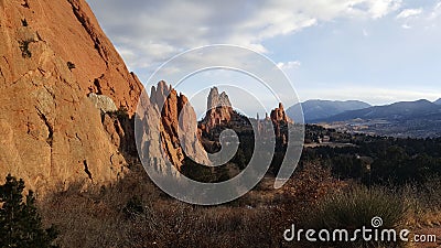 Garden of the Gods Stock Photo