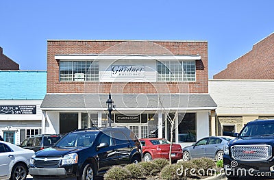 THe Gardner Building, Brownsville, Tennessee Editorial Stock Photo