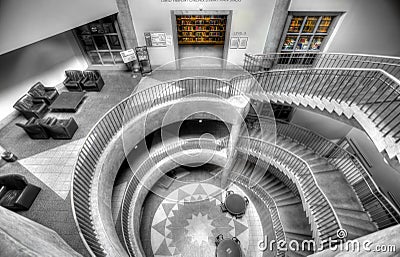 Gardner Main Stacks - UC Berkeley Editorial Stock Photo