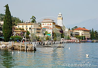 Gardone-Riviera (Italy) Stock Photo