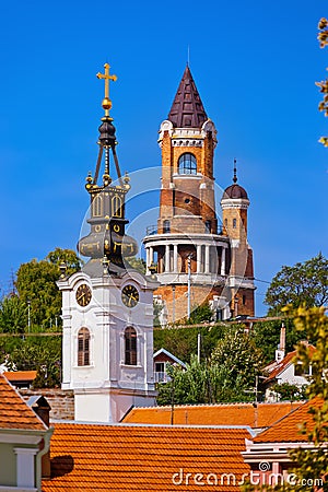Gardos Tower in Zemun - Belgrade Serbia Stock Photo