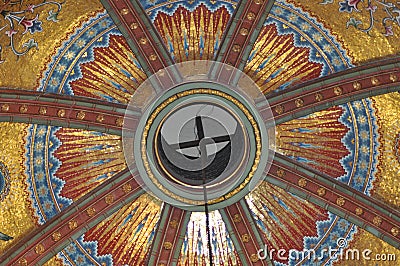 Garfield Monument ceiling Stock Photo