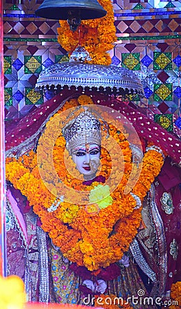 Garjiya Devi Temple in Corbett, Ramnagar Nainital Editorial Stock Photo
