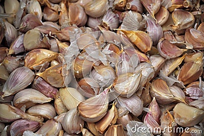 Garlic Cloves Stock Photo