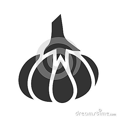 Garlic Icon Vector Illustration