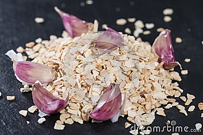 Garlic Spice Stock Photo